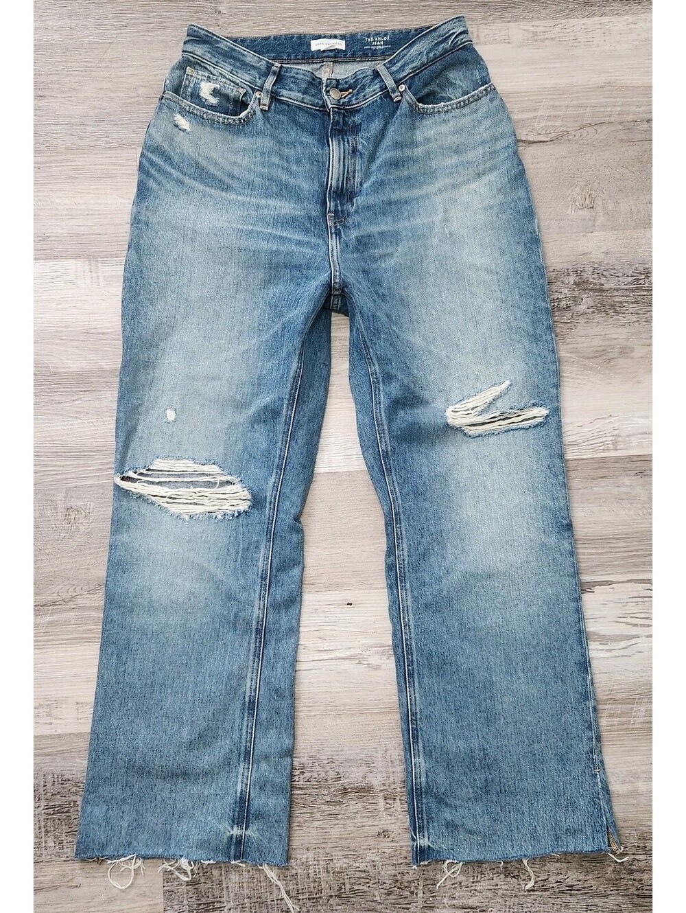 Good American Jeans Size 10 The Khloe Jean Super High Rise Straight Jean